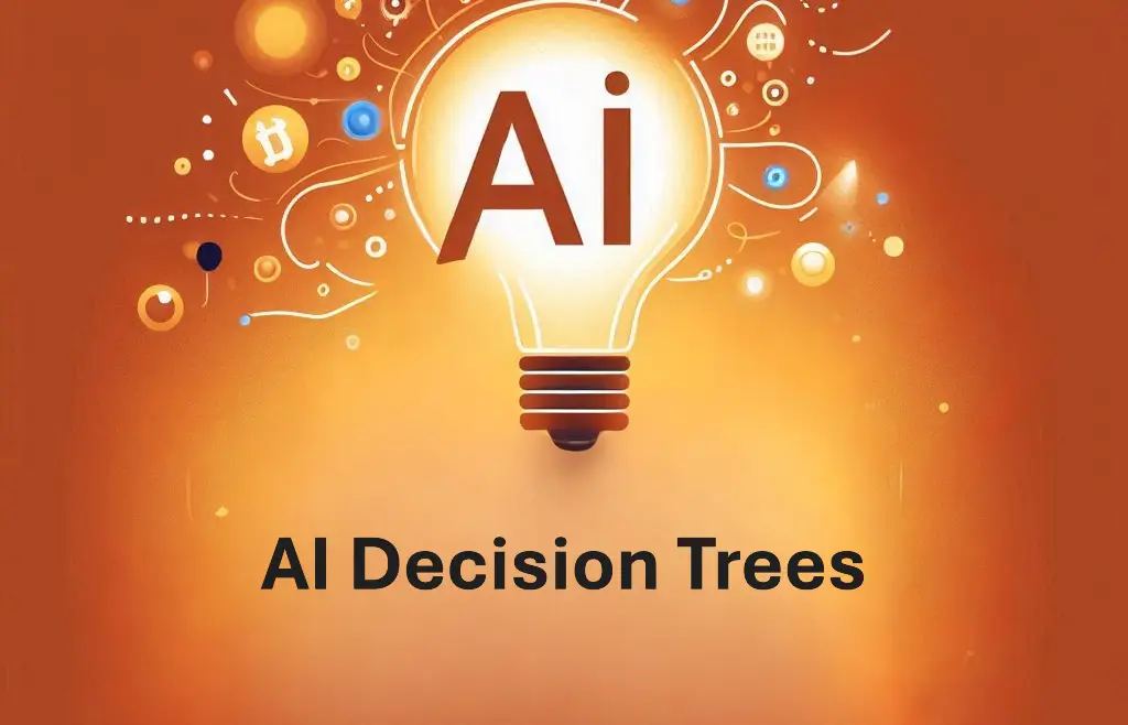 A lightbulb representing AI that reads AI Decision Trees