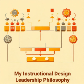 Team chart that reads My Instructional Design Leadership Philosophy