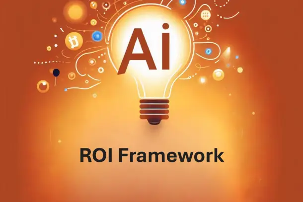 A lightbulb representing AI that reads ROI Framework